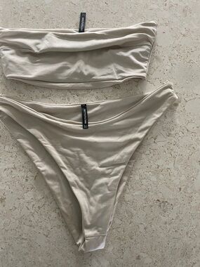 PrettyLittleThing Cream Bikini